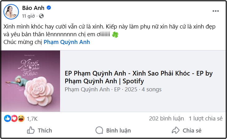 Mối quan hệ giữa Bảo Anh  Phạm Quỳnh Anh sau tin đồn người thứ ba