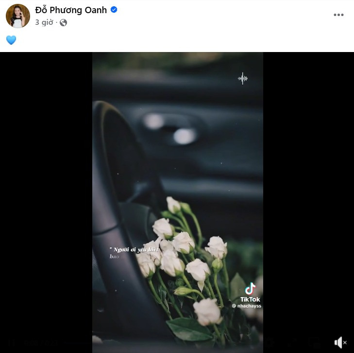 Động thái gần nhất trên mạng xã hội của Phương Oanh