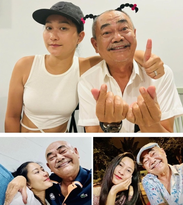 Nam nghệ sĩ đang có những ngày hạnh phúc bên bạn gái.