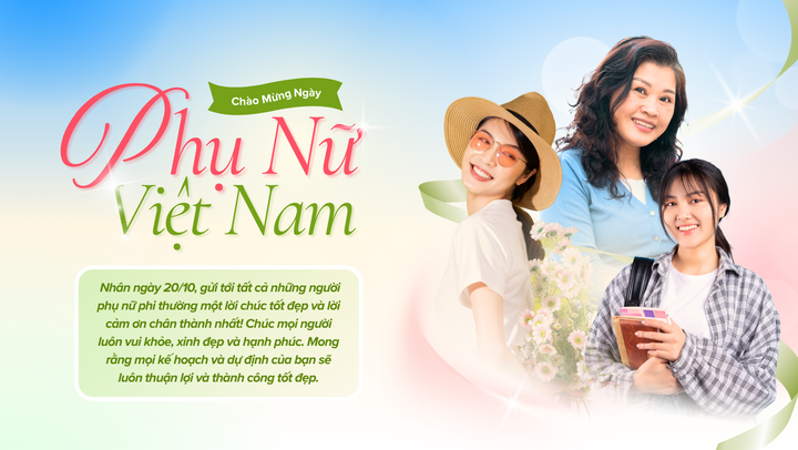 Lời chúc hay và ý nghĩa ngày 20/10 dành cho đối tác, khách hàng, đồng nghiệp. (Ảnh: Canva)