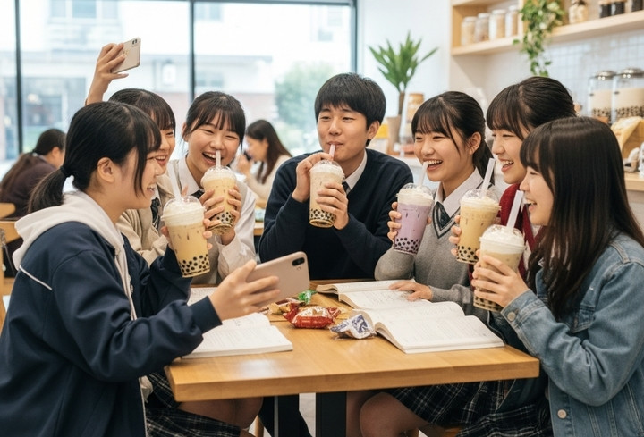 Trà sữa - thức uống yêu thích của giới trẻ. (Ảnh minh hoạ)