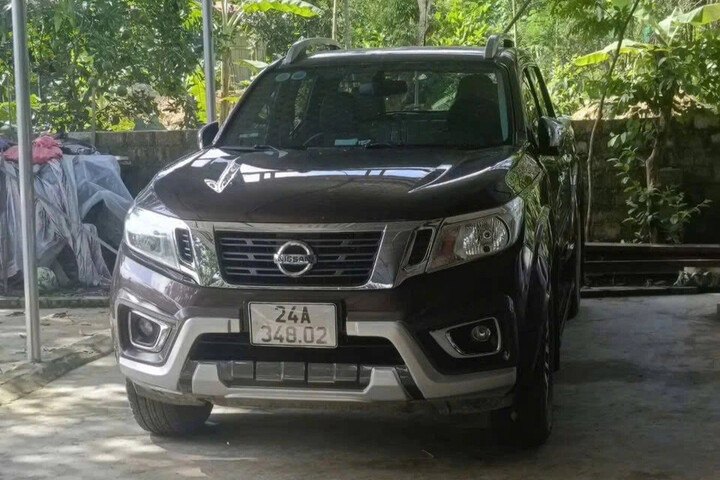 Chiếc xe trước lúc gặp nạn. (Ảnh: Công an xã Văn Bàn)