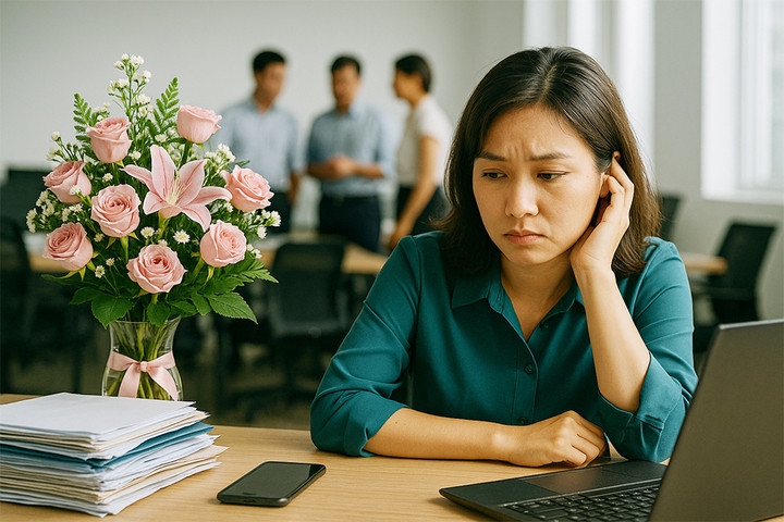 Thay vì nhận hoa, phụ nữ muốn được trao nhiều cơ hội để phát triển bản thân.