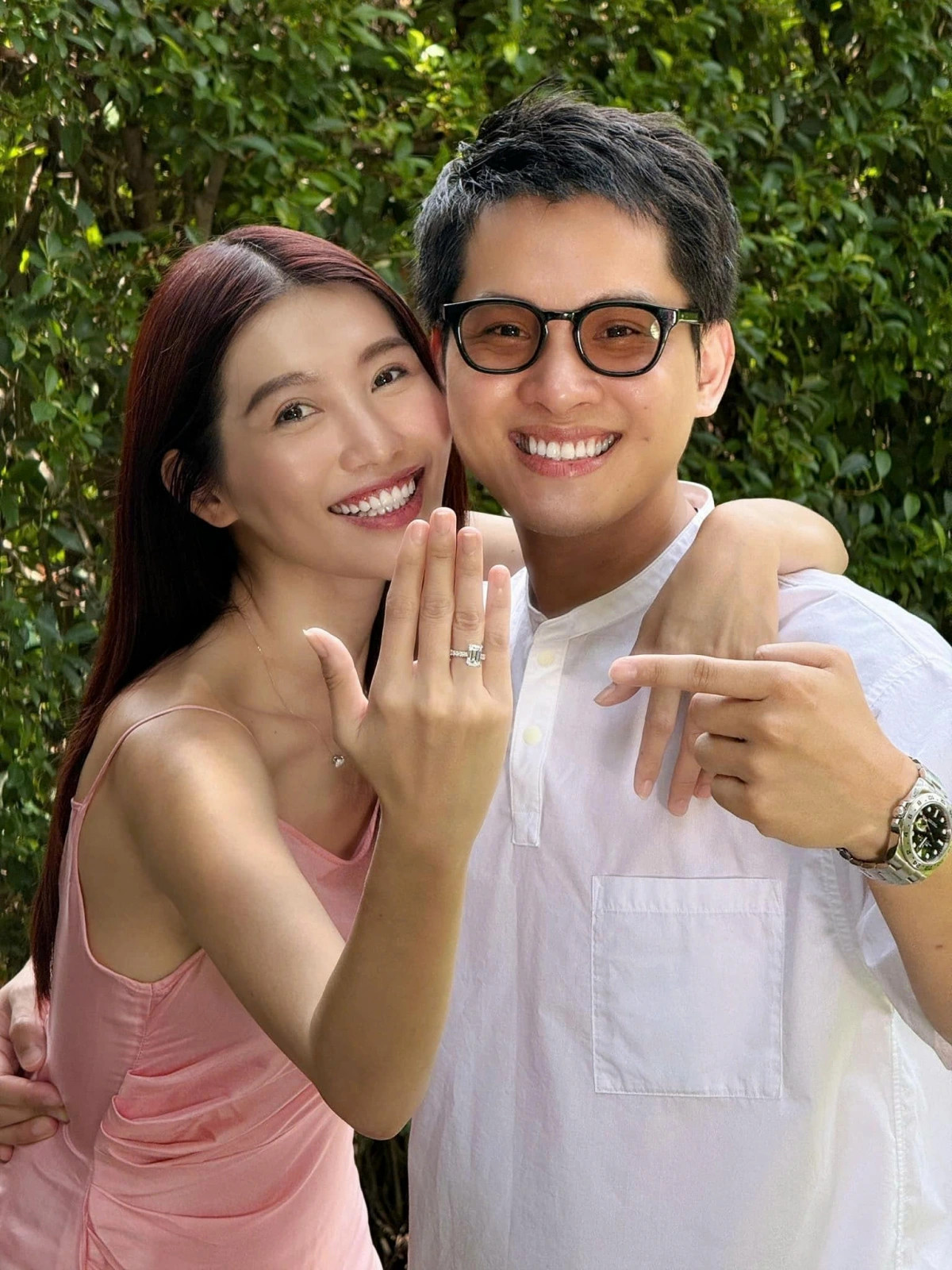 chuyen tinh dep cua A hau quynh chau va chong doanh nhan hinh anh 4