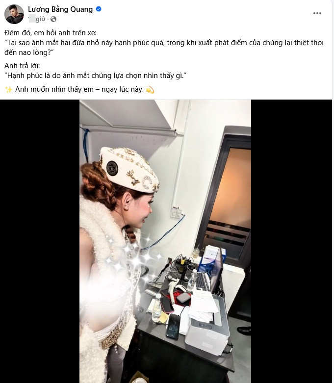 Lương Bằng Quang làm loạn có động thái gây chú ý giữa lúc vợ bị khởi tố