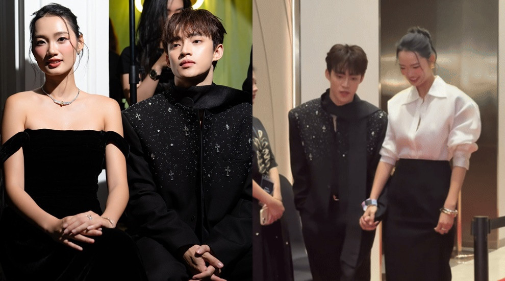 Á hậu 1 Miss Universe Vietnam công khai khóa môi bạn trai TikToker thấp hơn 10cm