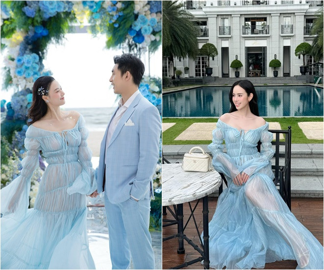 Dâu hào môn Midu  Đỗ Thị Hà đụng hàng khoảng cách chiều cao 17cm có thành vấn đề