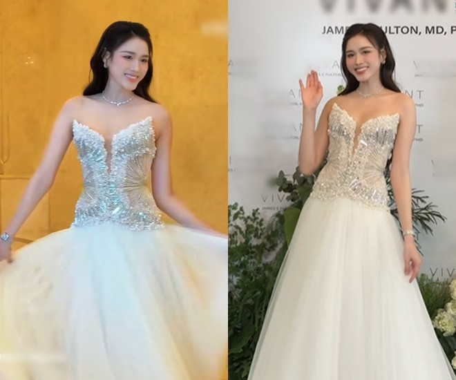 Dâu hào môn Midu  Đỗ Thị Hà đụng hàng khoảng cách chiều cao 17cm có thành vấn đề