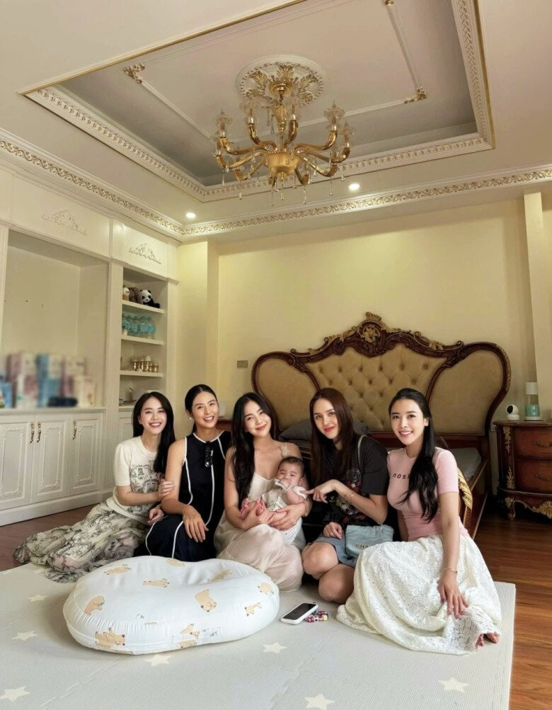 Hoa hậu Ngọc Hân và không gian sống đẳng cấp của MC Mai Ngọc tại Bắc Ninh - Ảnh 1.