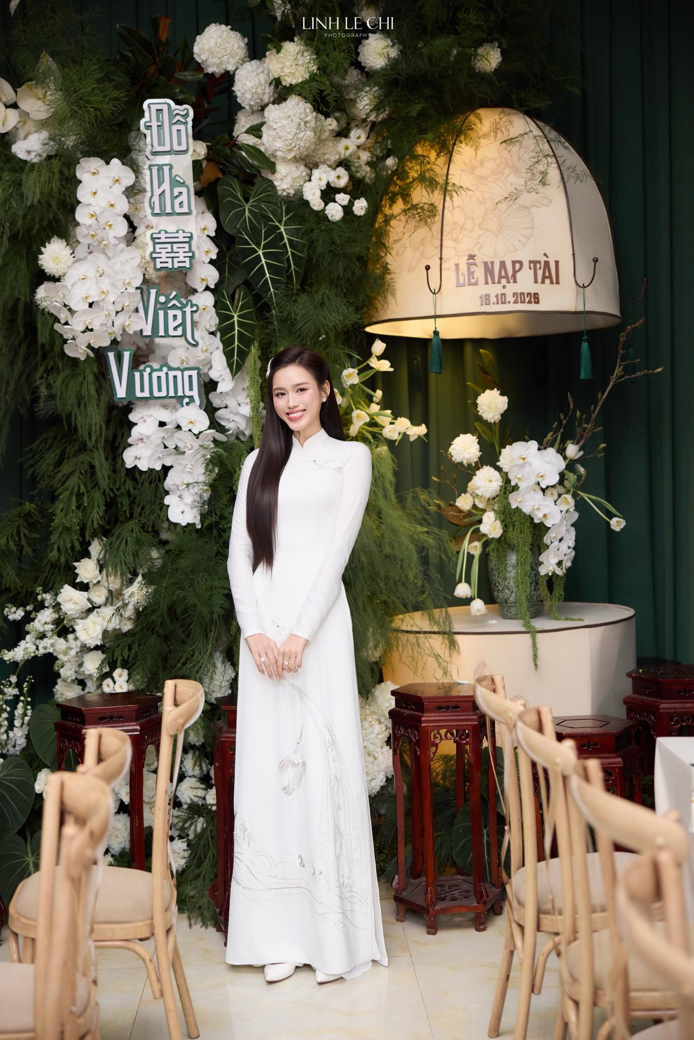 Chồng Đỗ Thị Hà bị soi đi giày độn tránh lệch pha với vợ 1m77 trong đám cưới