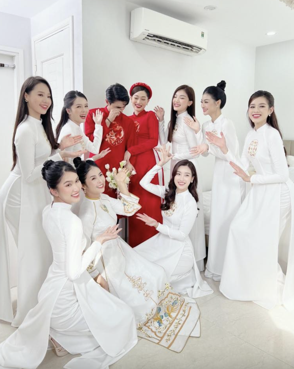 Đám cưới Đỗ Thị Hà vắng bóng Đỗ Mỹ Linh và nhiều người đẹp showbiz - Ảnh 6.