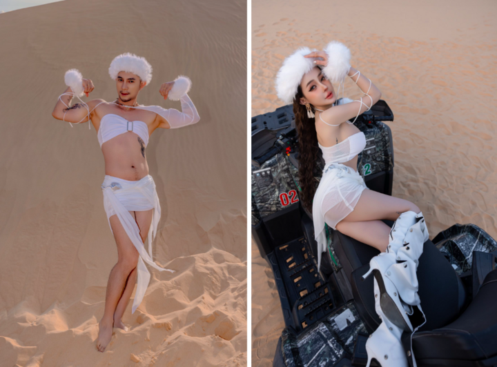 Lương Bằng Quang và Ngân 98 không ít lần tạo chiêu trò để thu hút sự chú ý của công chúng.