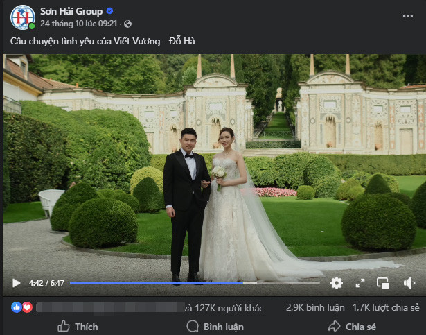 Lan truyền bảng giá chi phí tiệc cưới của Hoa hậu Đỗ Thị Hà con số choáng váng