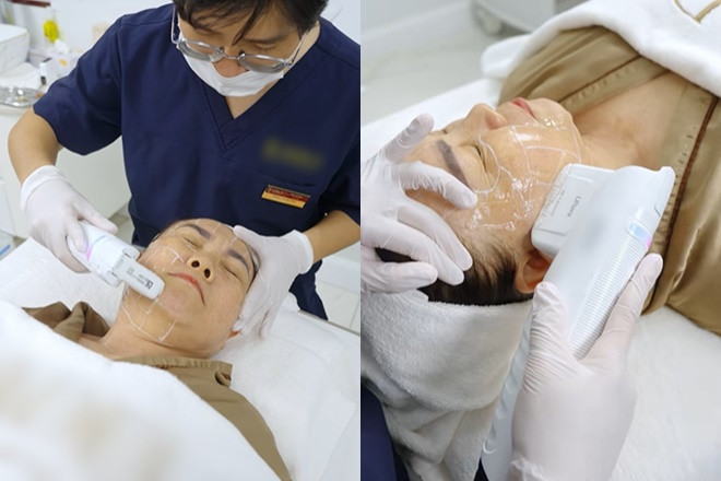 Lộ khoảnh khắc Đỗ Hà đưa mẹ chồng đi làm đẹp