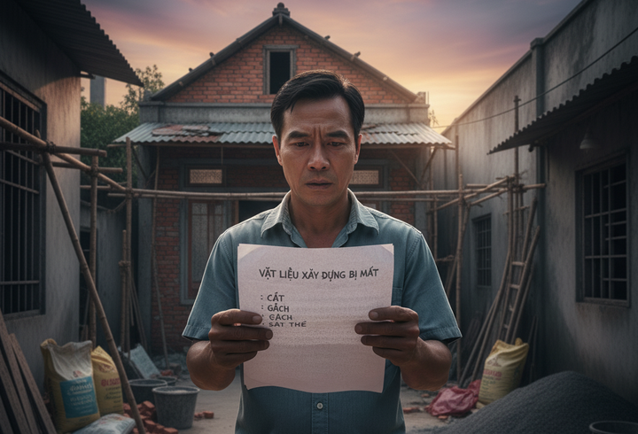 Vật liệu xây dựng bị thất thoát khi gặp hàng xóm xấu tính, thích