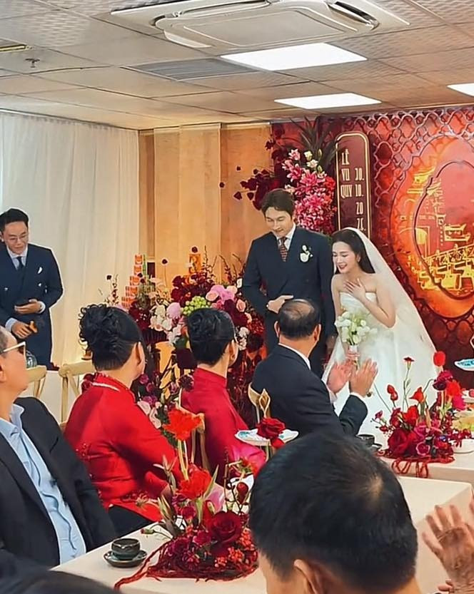 Hot nhất Vbiz Lễ vu quy cặp đôi phim giờ vàng Đình Tú  Ngọc Huyền