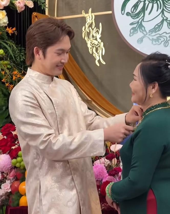 Hot nhất Vbiz Lễ vu quy cặp đôi phim giờ vàng Đình Tú  Ngọc Huyền