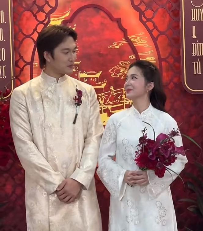Hot nhất Vbiz Lễ vu quy cặp đôi phim giờ vàng Đình Tú  Ngọc Huyền