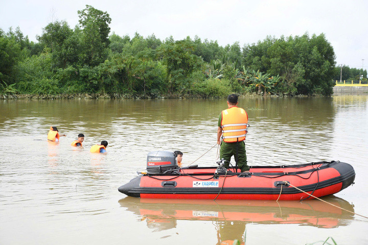 Khu vực tìm thấy thi thể Hiếu.