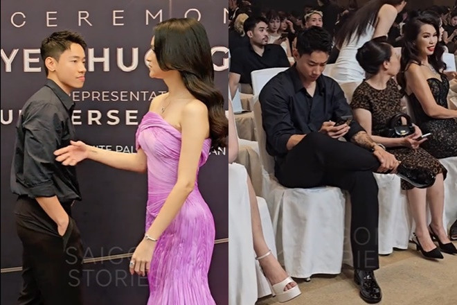 Bạn trai phi công bị soi thái độ kém tinh tế khi đứng cạnh Hương Giang