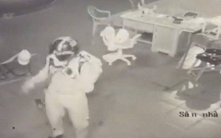 Hình ảnh được cho là nghi phạm trong vụ án qua trích xuất camera.