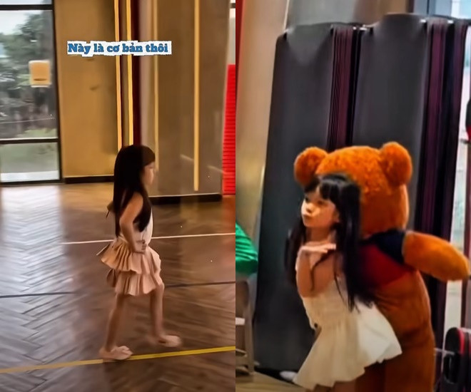 Con gái Nhã Phương Trường Giang mới 6 tuổi đã catwalk sập sàn không khác gì người lớn