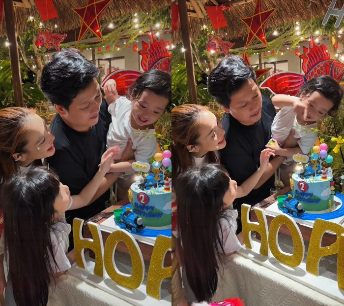 Trường Giang  Nhã Phương mừng sinh nhật con trai khoe cận cảnh gương mặt quý tử