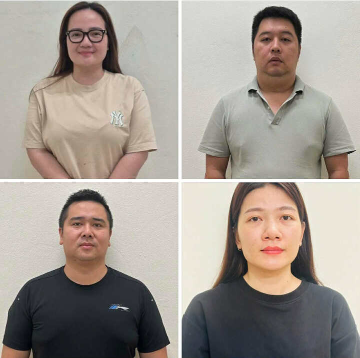 Hoàng Thị Hường cùng các bị can bị khởi tố.