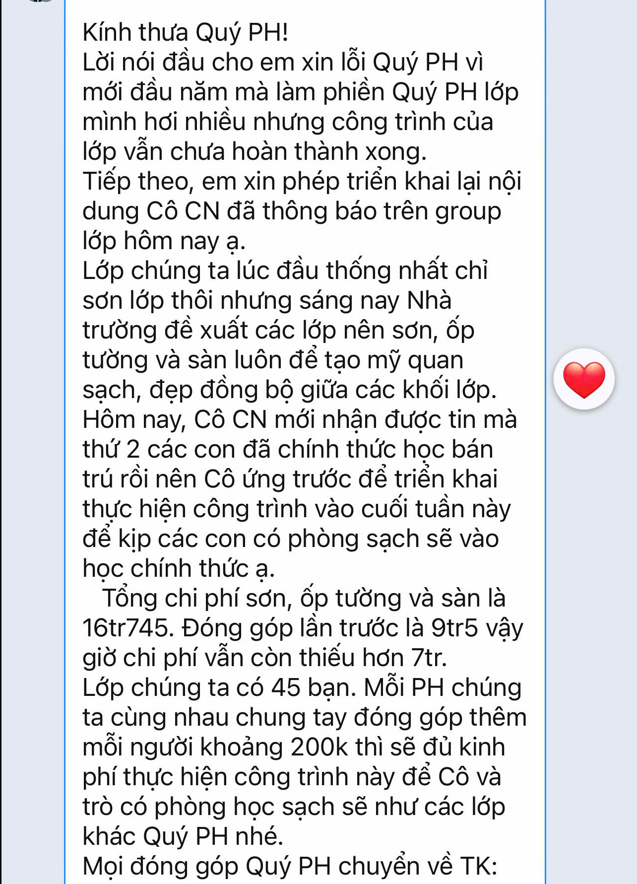 Xôn xao tin nhắn giáo viên