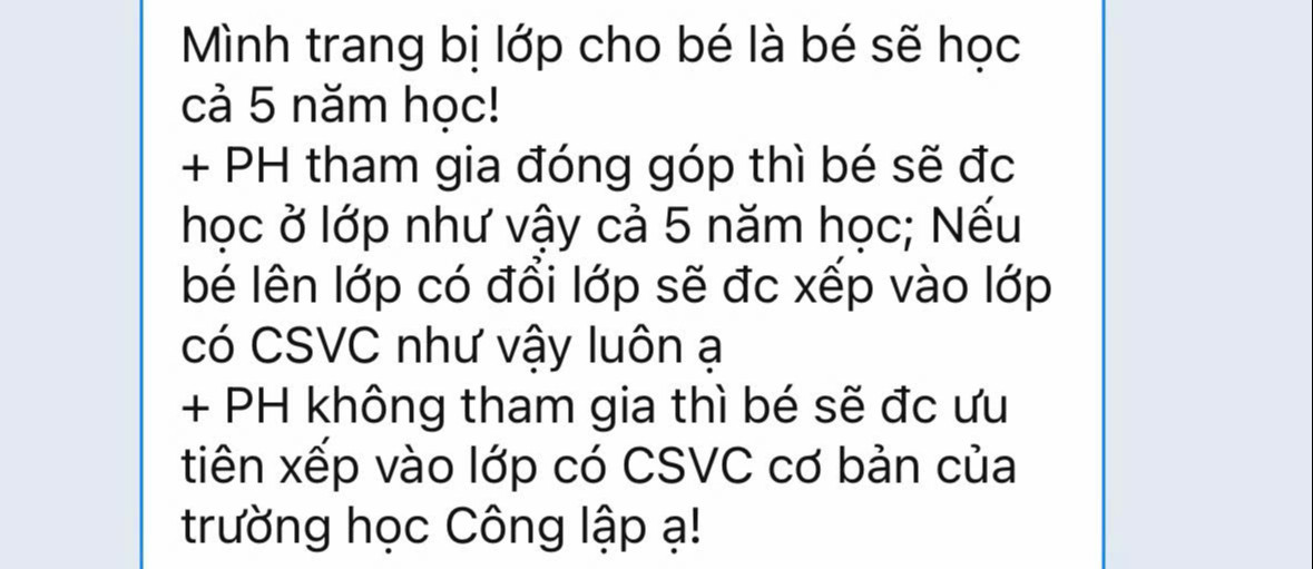 Xôn xao tin nhắn giáo viên