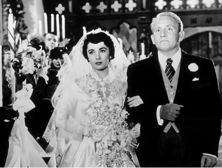 Elizabeth Taylor và Spencer Tracy trong phim