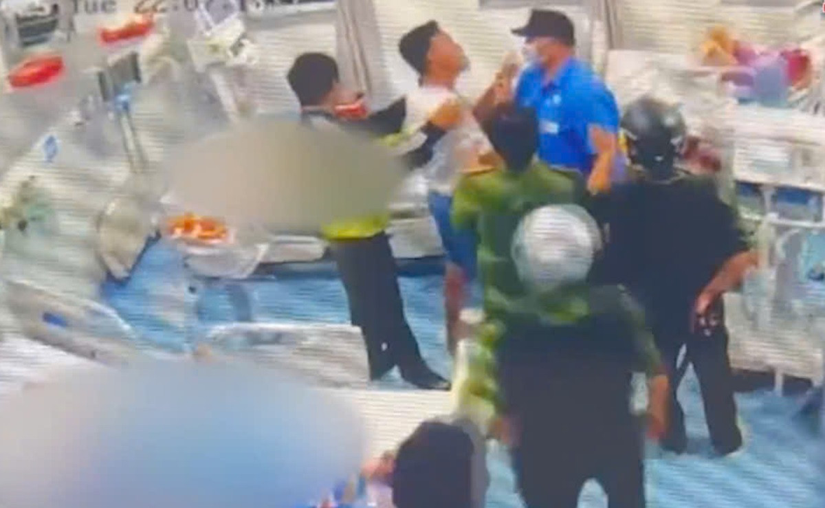 Nhân viên y tế bệnh viện đa khoa vũng tàu bị người nhà bệnh nhân hành hung..jpg