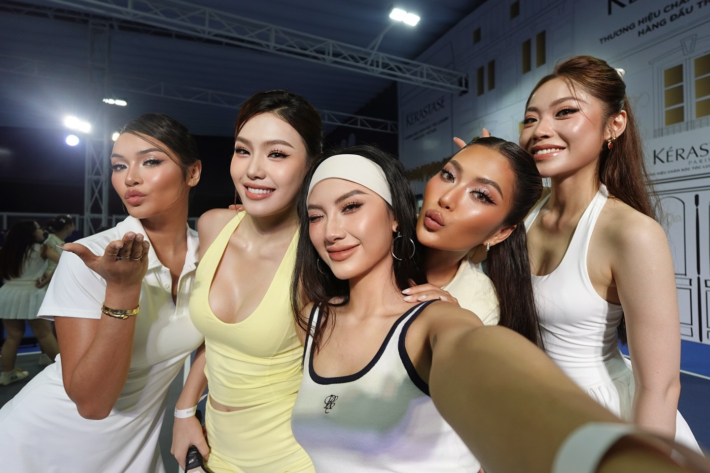 Bị mỉa mai chơi pickleball mà đầu tóc rũ rượi mặt bự phấn Hoa hậu Vbiz đáp trả căng