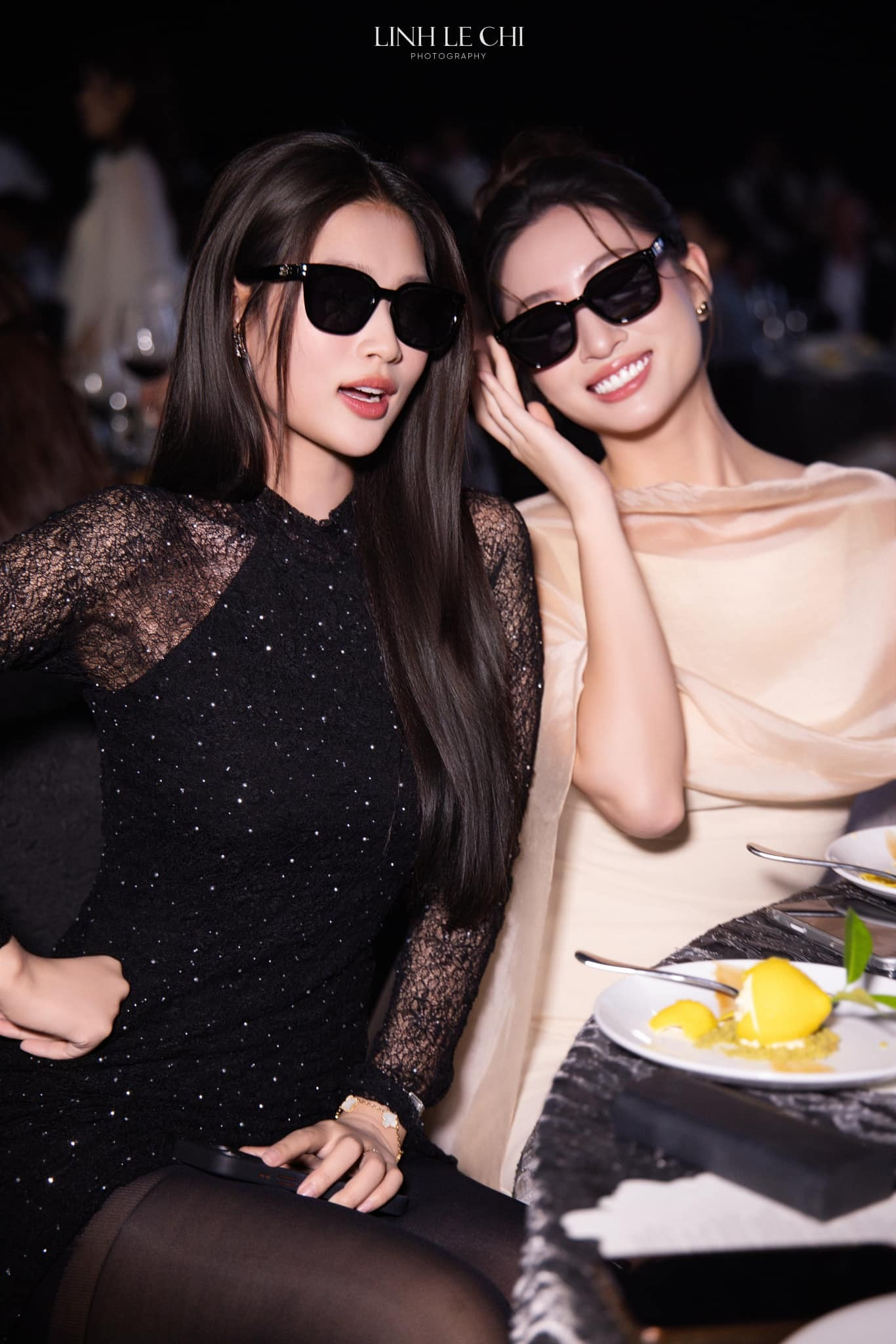 Bức ảnh gây tranh cãi của Lương Thùy Linh tại đám cưới Đỗ Thị Hà