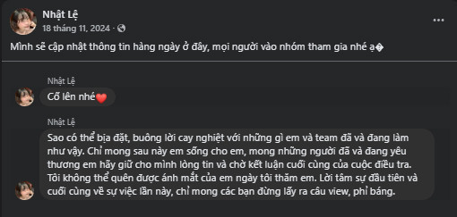 Chị gái Quang Linh Vlog tiết lộ sốc về tình hình vụ án của em trai