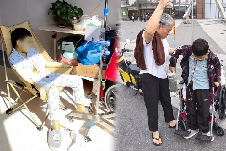 Xiaoye gần như bị cắt bỏ hoàn toàn hệ tiêu hóa do một sai sót y khoa. (Ảnh: Weibo)