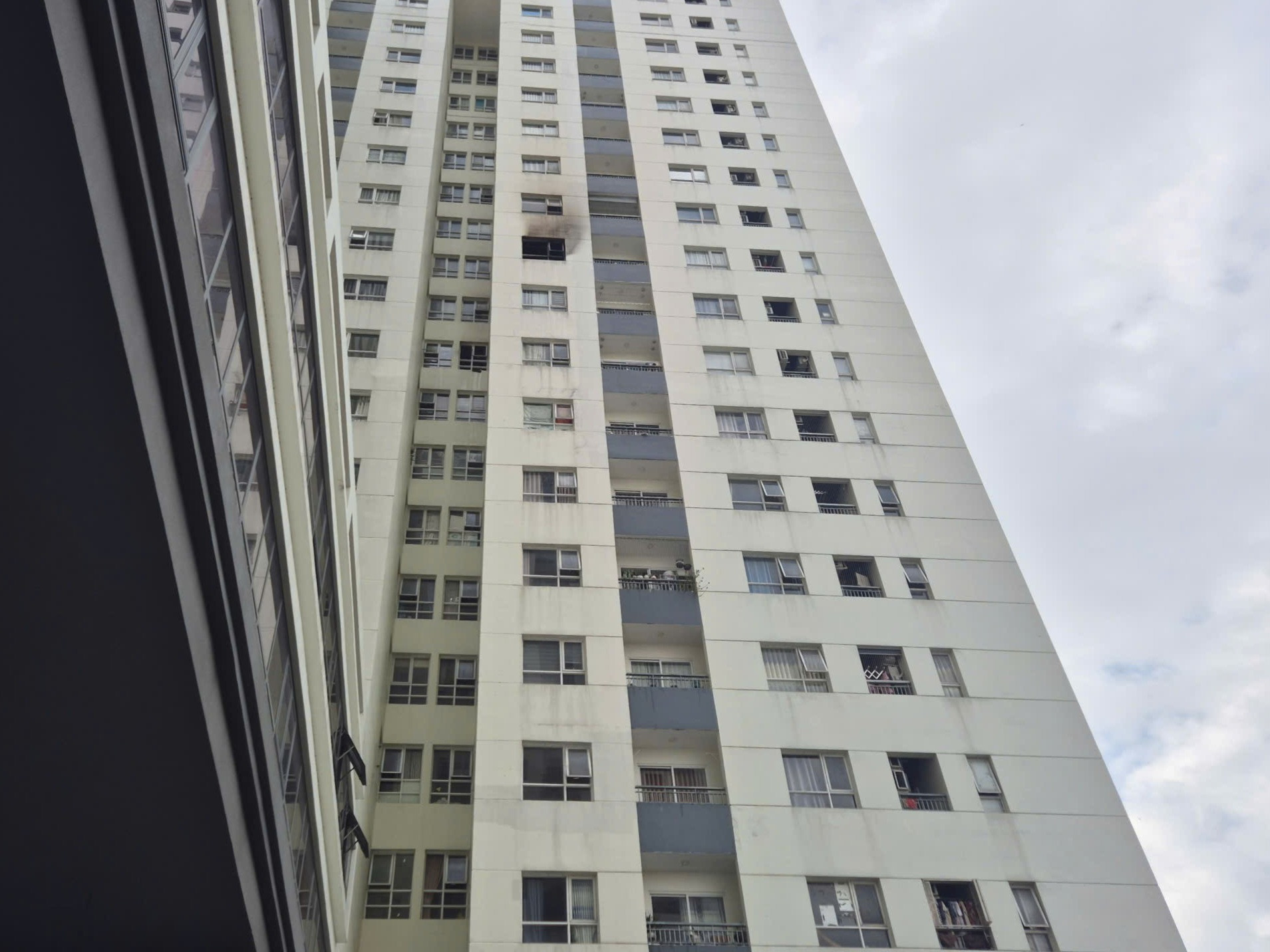 Xảy ra cháy chung cư Dream Home Palace ở TP HCM - Ảnh 1.