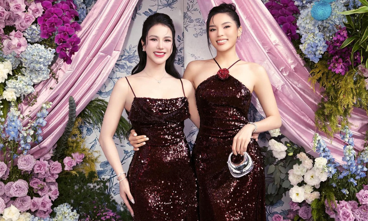 Kỳ Duyên Thiên Ân thân mật trong tiệc sinh nhật Diệp Lâm Anh lộ diện giữa ồn ào với chồng cũ