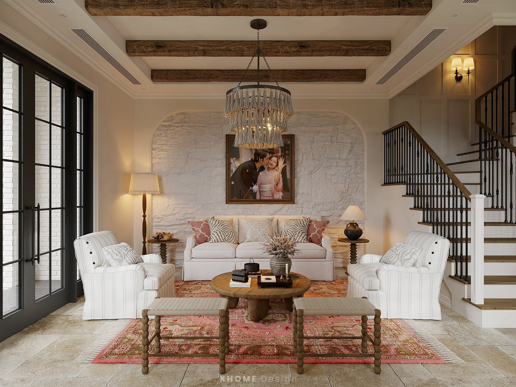 Bên trong căn biệt thự bạc tỷ tại Hà nội của Đình Tú sau khi cưới vợ