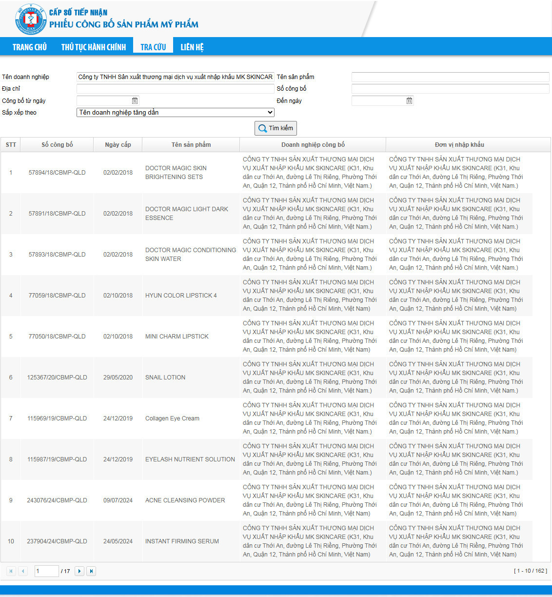 126 sản phẩm mỹ phẩm của Mailisa được cấp phiếu công bố - Ảnh 1.