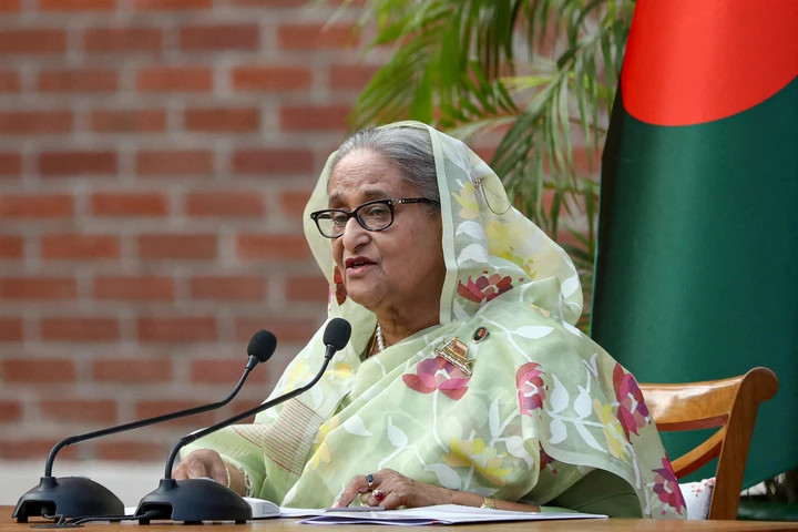 Cựu Thủ tướng Bangladesh Sheikh Hasina (Ảnh tư liệu: Reuters)