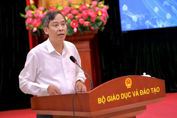 Ông Vũ Minh Đức - Cục trưởng Cục Nhà giáo và Cán bộ quản lý giáo dục (Bộ GD&ĐT)