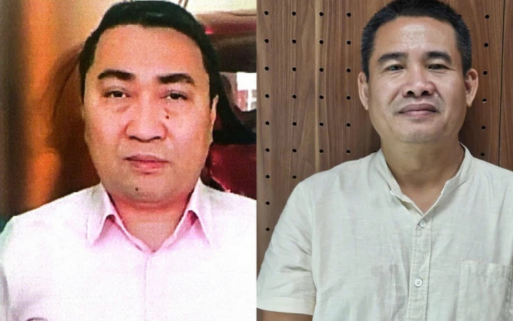 Bị can Lê Trung Khoa và bị can Đỗ Văn Ngà. (Ảnh: Bộ Công an)