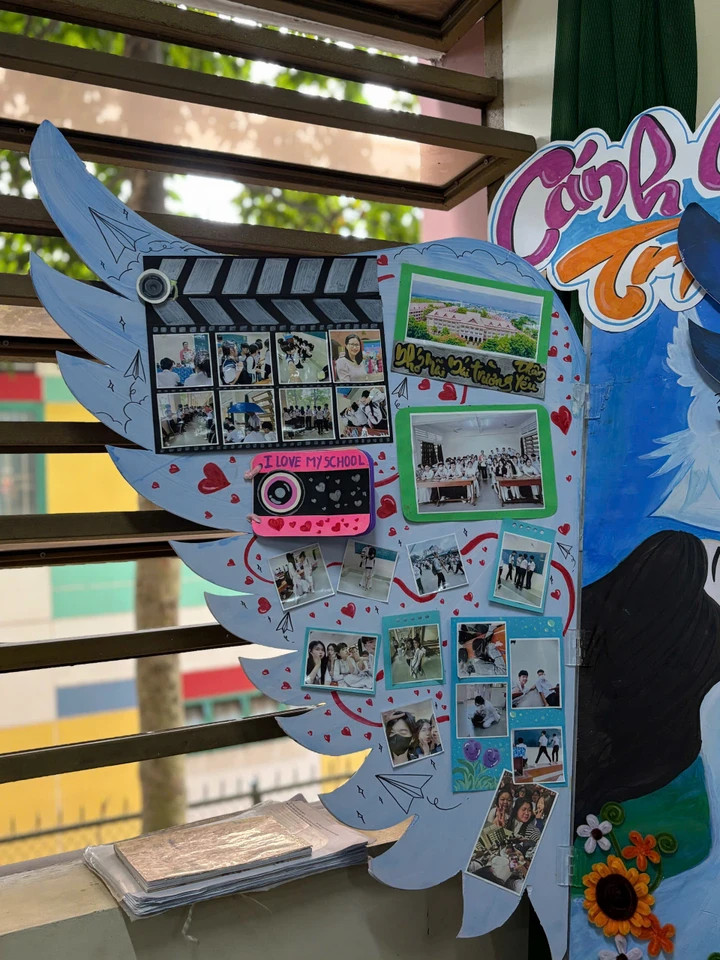 Loạt báo tường gây sốt dịp 20/11, học sinh khoe tài cực chất - 8