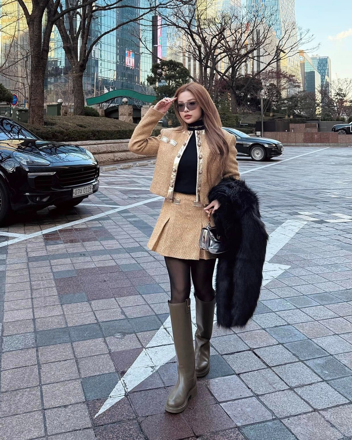 Huyền Baby tuyệt đối sang chảnh tại Hàn Quốc phản ứng Lan Ngọc gây chú ý