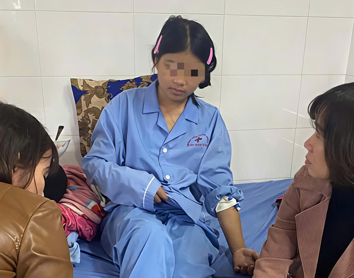 Sức khỏe và tinh thần của cháu P.A dần ổn định sau 4 ngày điều trị tại bệnh viện.