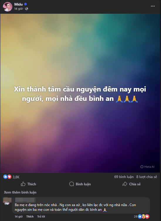 Chia sẻ giữa đêm gây chú ý của Midu