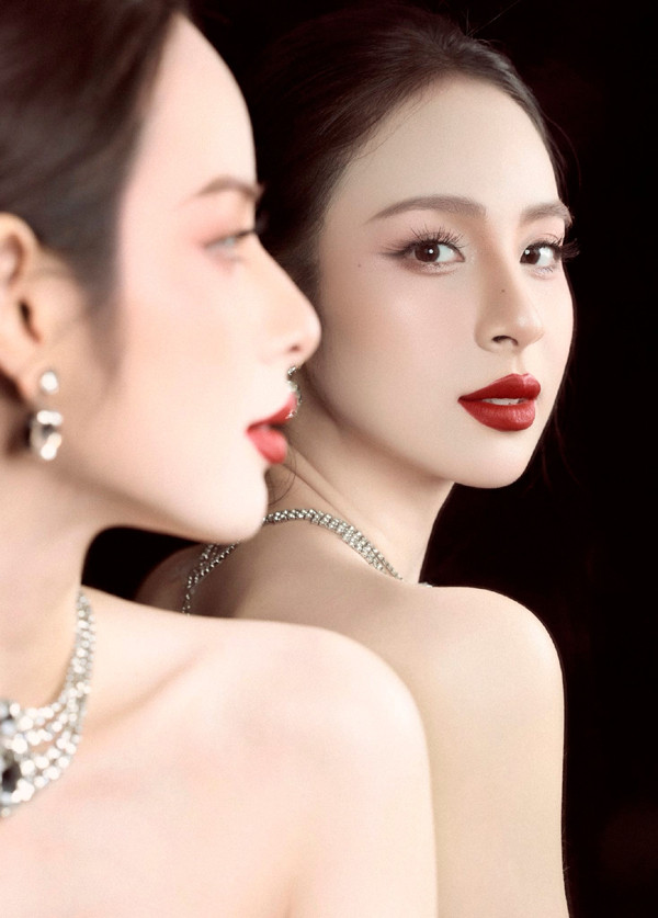 Mỹ nhân quê Ninh Bình vừa làm đám cưới với chồng thiếu gia khoe nhan sắc mừng sinh nhật - Ảnh 5.