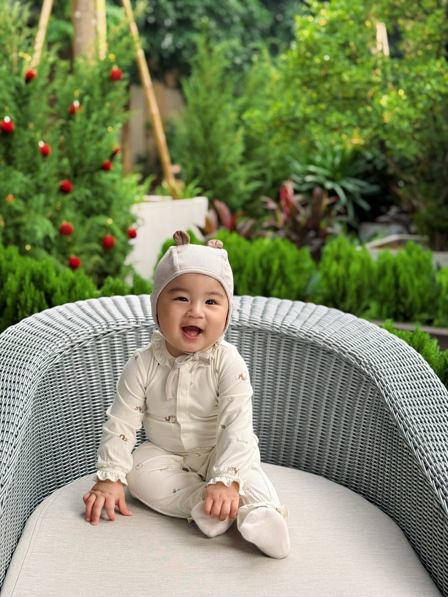 Bé Panda nhà MC Mai Ngọc ' đốn tim ' fan với nụ cười đáng yêu - Ảnh 3.