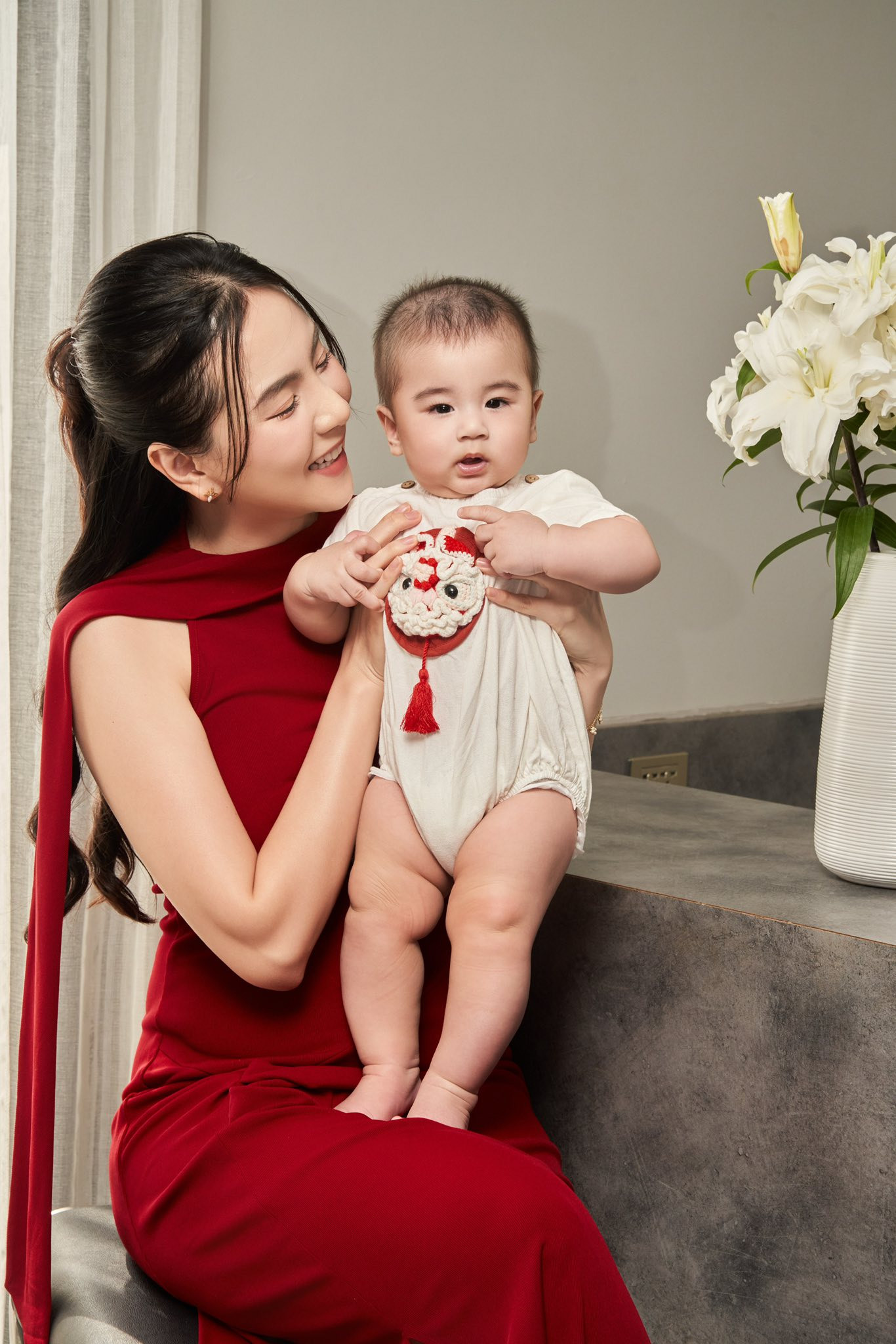 Bé Panda nhà MC Mai Ngọc ' đốn tim ' fan với nụ cười đáng yêu - Ảnh 7.